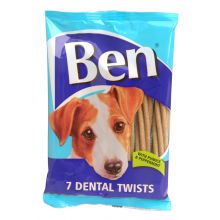 Ben Dental Twists 12Pack - 7S- Dog Treats